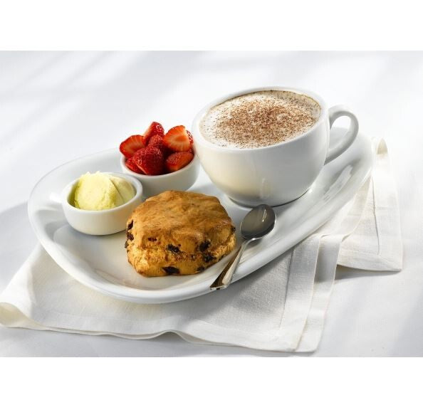Genware Porcelain Butter Pat 6.5cm Dia (Box Of 12)