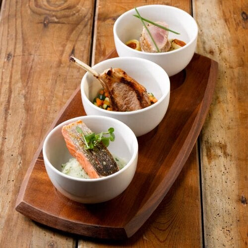 Genware Porcelain Chip/Salad Bowl 14cm (Box Of 6)