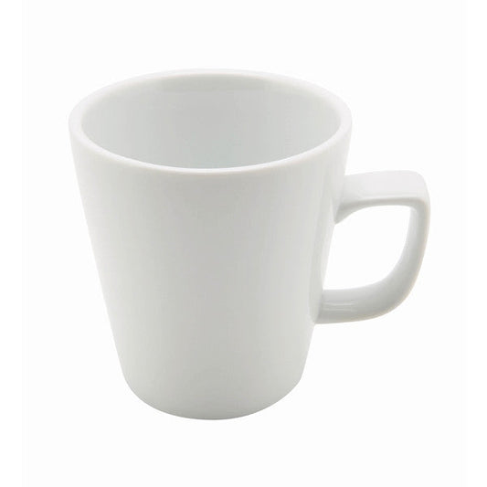 Genware Porcelain Compact Latte Mug 28.4cl / 10oz (Box Of 6)
