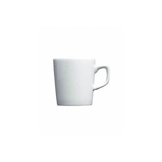Genware Porcelain Conical Coffee Cup 22cl / 7.7oz(Box Of 6)