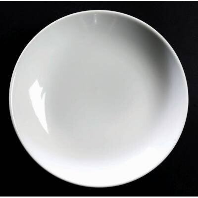 Genware Porcelain Coupe Plate 22cm (Box Of 6)