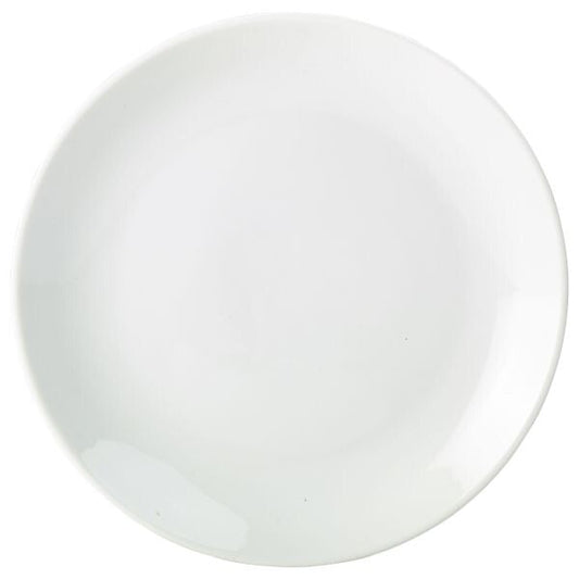 Genware Porcelain Coupe Plate 26cm (Box Of 6)