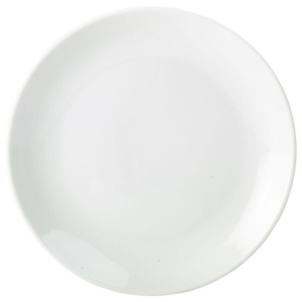 Genware Porcelain Coupe Plate 30cm (Box Of 6)