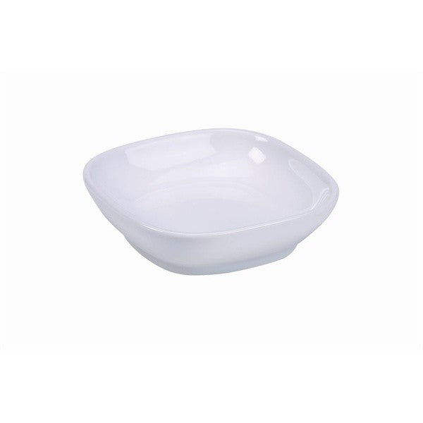 Genware Porcelain Ellipse Dish 6.9cm x 6.9cm (Box Of 24)