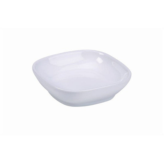 Genware Porcelain Ellipse Dish 6.9cm x 6.9cm (Box Of 24)