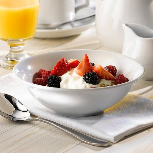 Genware Porcelain Oatmeal Bowl 16cm (Box Of 6)