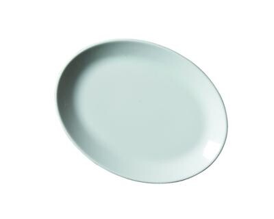 Genware Porcelain Oval Plate 21cm (Box Of 6)