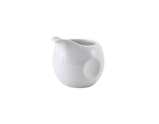 Genware Porcelain Pinched Milk Jug 8cl / 2.81oz (Box Of 12)