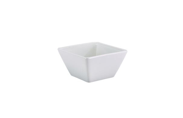 Genware Porcelain Square Bowl 10.5cm  (Box Of 6)