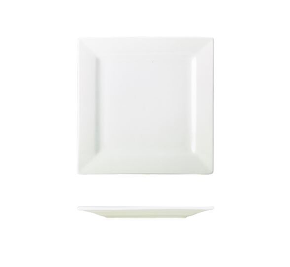 Genware Porcelain Square Plate 16cm (Box Of 6)