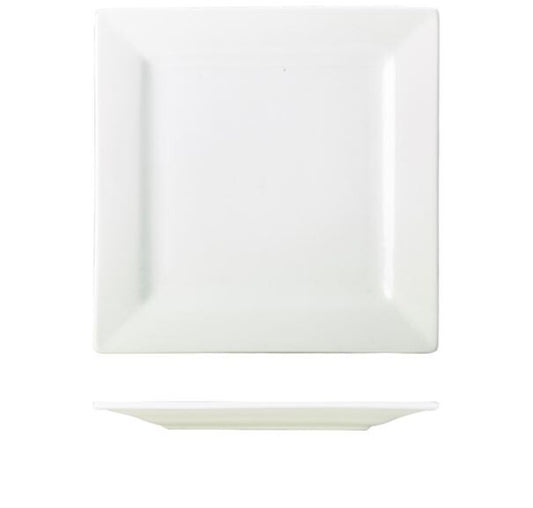 Genware Porcelain Square Plate 30cm (Box Of 6)