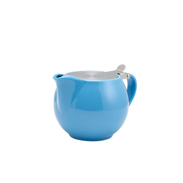 Genware Porcelain Stackable Teapot With S/S Lid And Infuser 50cl / 17.6oz (Box Of 6)
