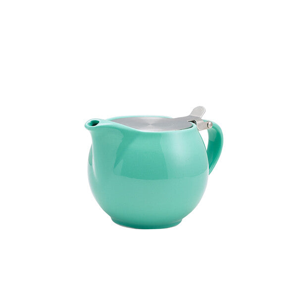 Genware Porcelain Stackable Teapot With S/S Lid And Infuser 50cl / 17.6oz (Box Of 6)