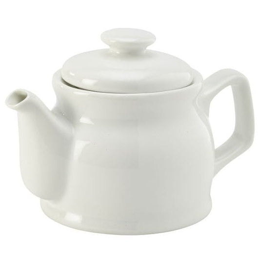 Genware Porcelain Tea/Coffee Pot 45cl / 15.84oz (Box Of 6)