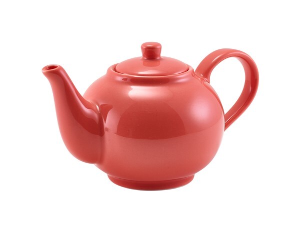 Genware Porcelain Teapot 45cl / 15.84oz (Box Of 6)