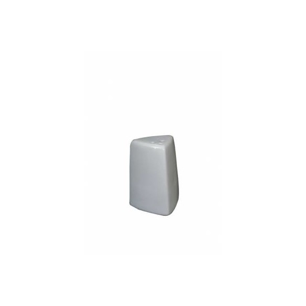 Genware Porcelain Triangular Pepper Pot 6cm (Box Of 6)