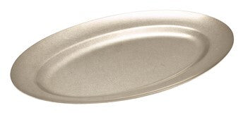 Genware Vintage Steel Oval Platter 30Cm (Box Of 12)