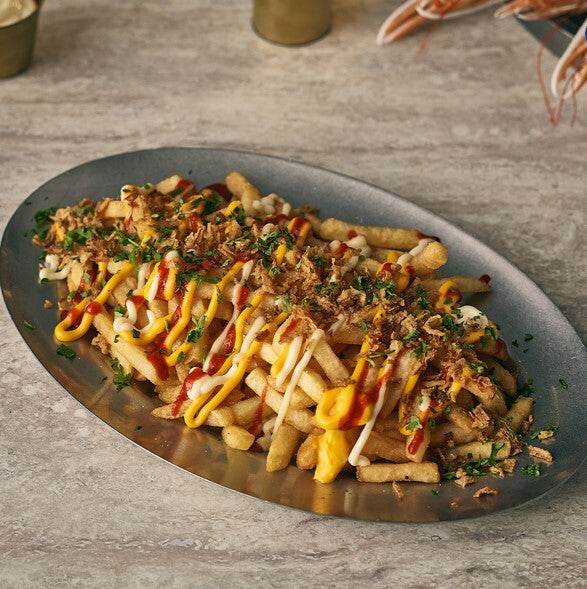 Genware Vintage Steel Oval Platter 30Cm (Box Of 12)
