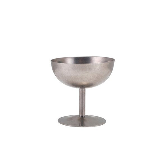 Genware Vintage Steel Stemmed Sundae Cup 10cm (Box Of 12)