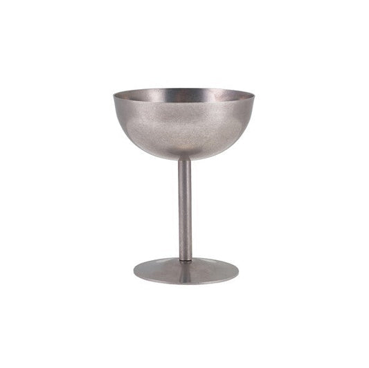 Genware Vintage Steel Stemmed Sundae Cup 13cm (Box Of 12)