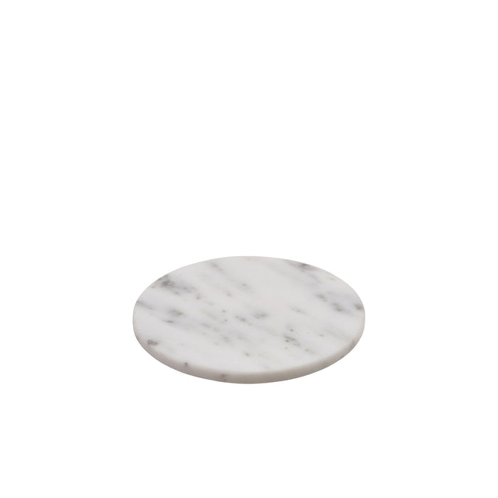 Genware White Marble Platter 18Cm Dia