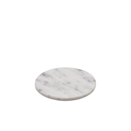 Genware White Marble Platter 18Cm Dia