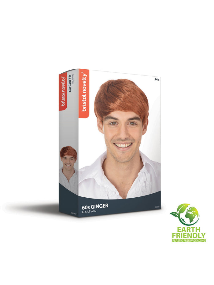Ginger 60's Male Wig