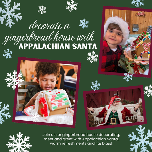 Gingerbread Decorating with Appalachian Santa | Sunday, December 13, 2026
