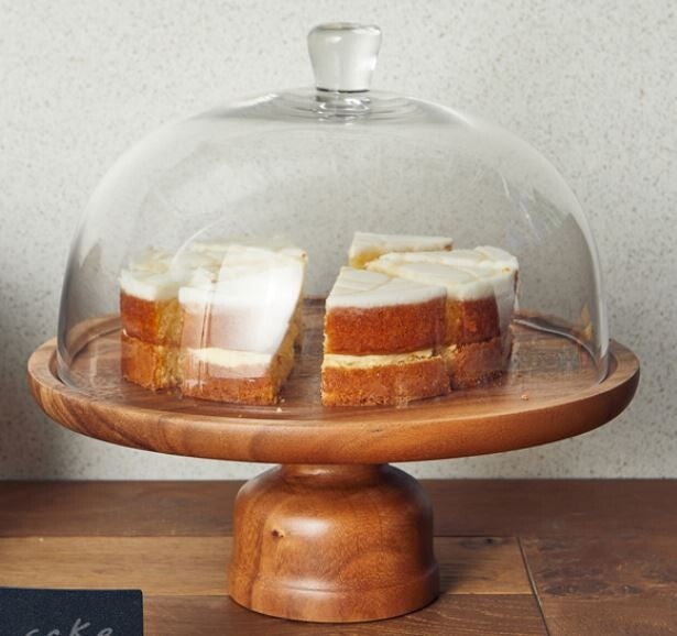 Glass Cake Stand Cover 29.8 x 19cm