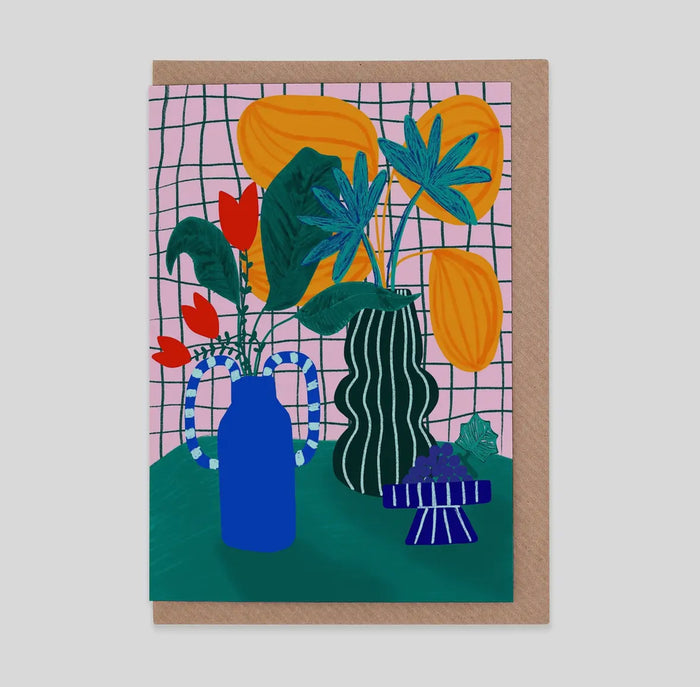 Grapes & Leaves Greeting Card