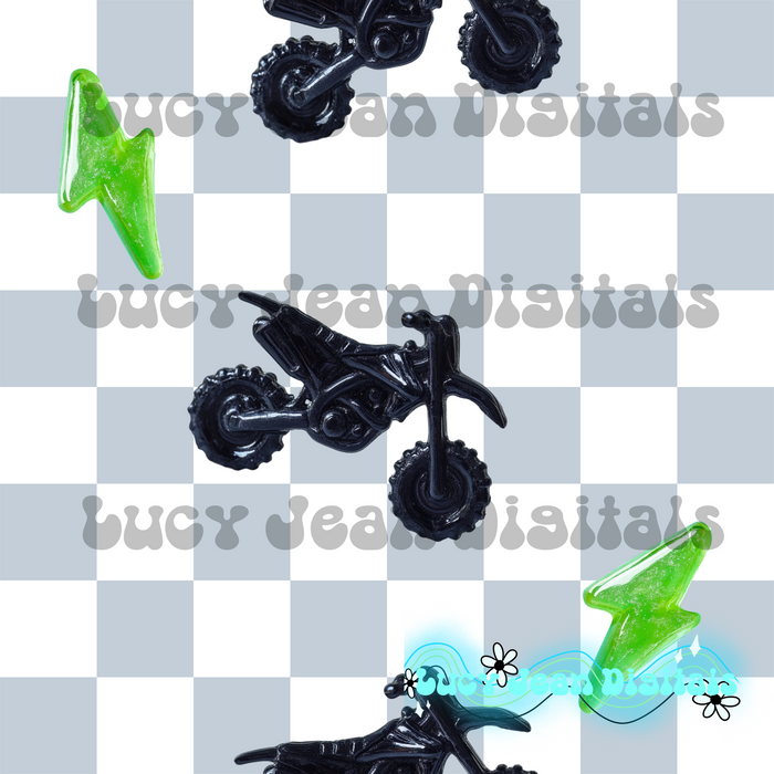 Green Candy dirtbike Seamless File