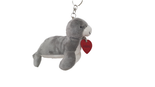 Grey Seal Keyring 13 cm - Plush Toys