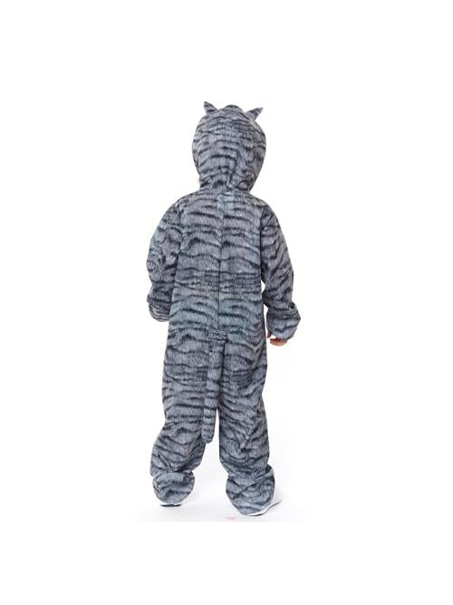 Grey Tabby Cat Kids Costume