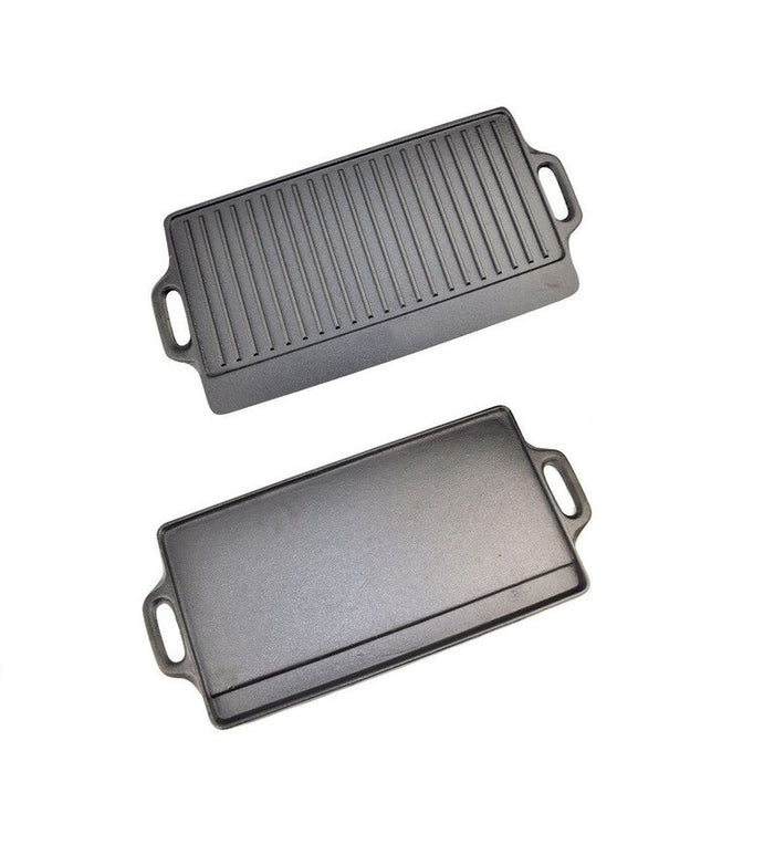 Griddle Reversible Cast Iron 45cm X 23cm