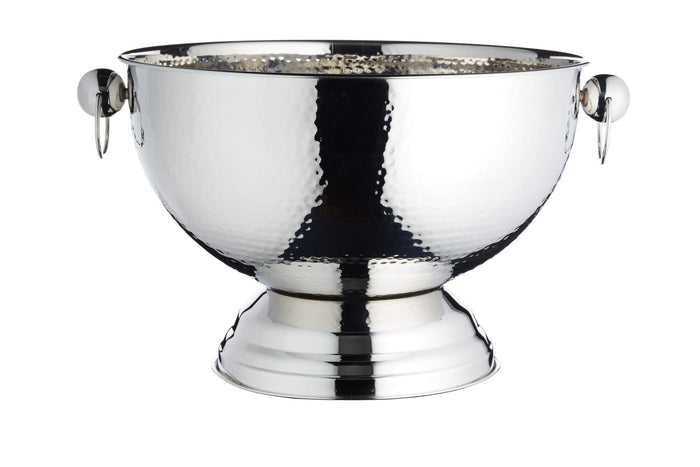 Hammered Stainless Steel Drinks / Champagne Pail