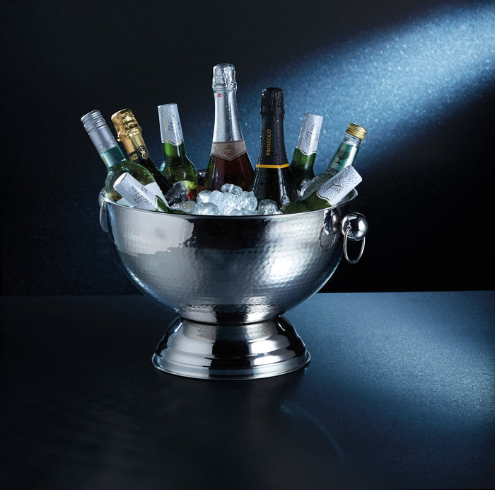 Hammered Stainless Steel Drinks / Champagne Pail