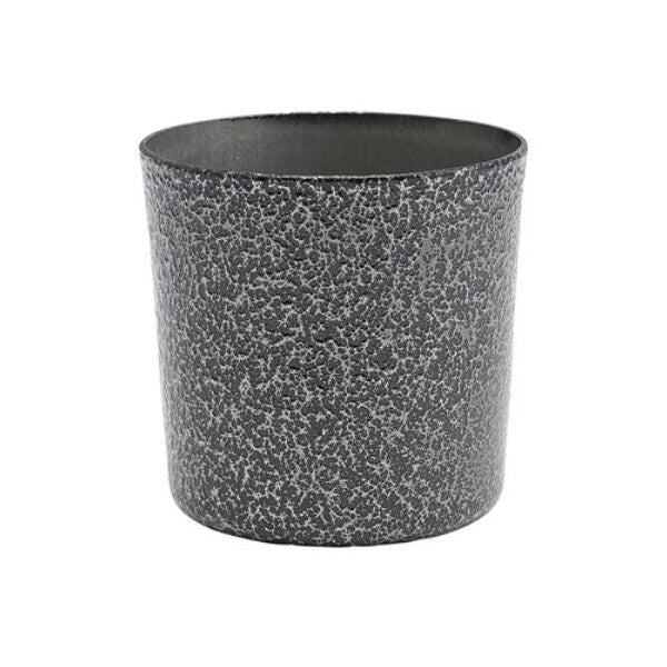 Hammered Stainless Steel Serving Cup 8.5 x 8.5cm 42cl / 14.8oz (Box Of 12)