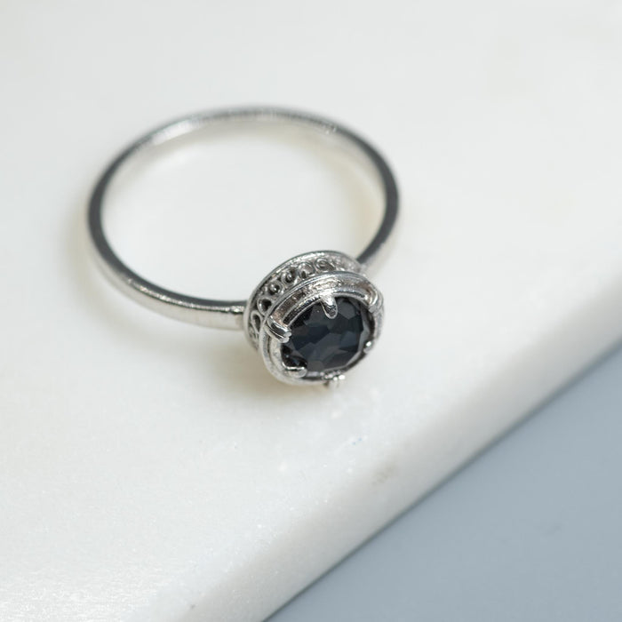 Hematite Doublet Ring