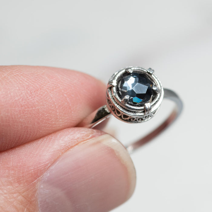 Hematite Doublet Ring