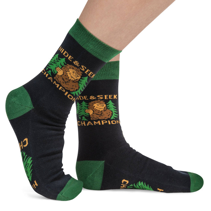 Hide and Seek Champion Bigfoot Socks