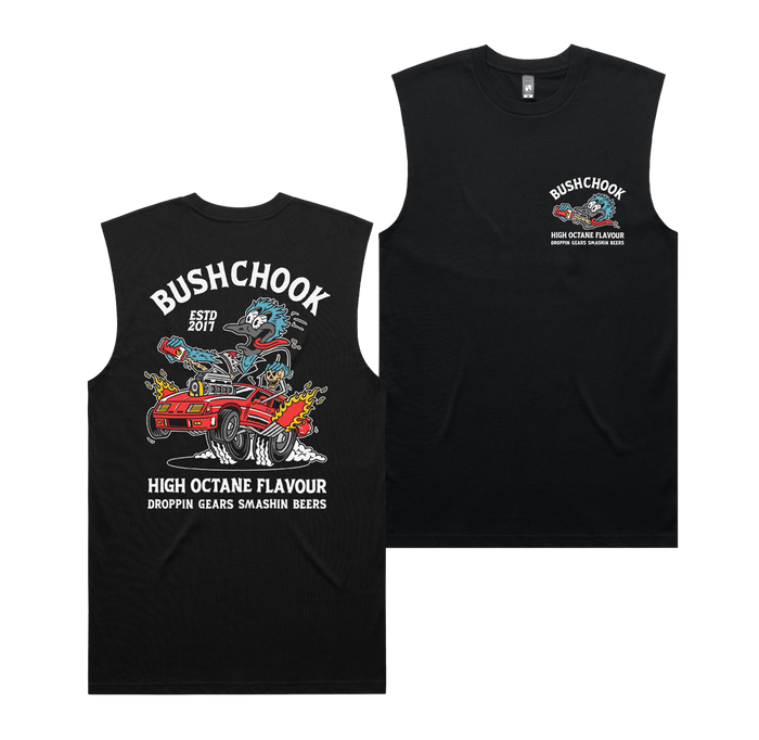 High Octane Muscle Tee Black