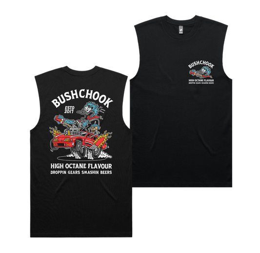 High Octane Muscle Tee Black