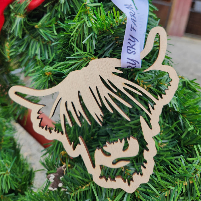 Highland Cow Ornament