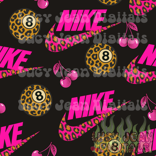 Hot pink leopard Sneakers Seamless File