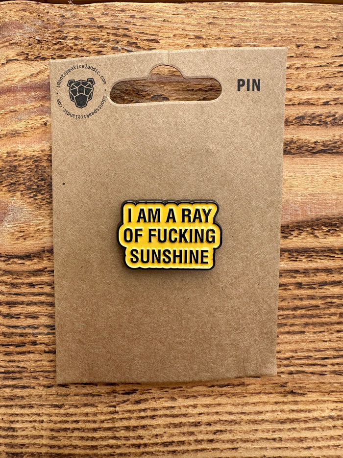I AM A RAY OF FU%&ING SUNSHINE - PIN