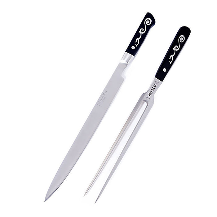 I O Shen Carving Knife (24cm) & Fork (19.5cm) Set (2024Dn)