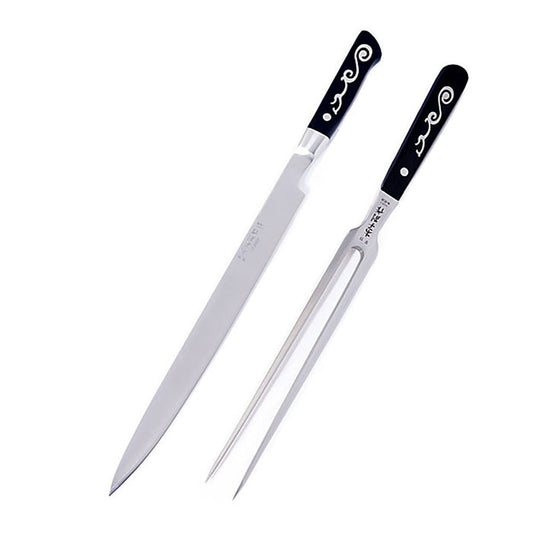 I O Shen Carving Knife (24cm) & Fork (19.5cm) Set (2024Dn)