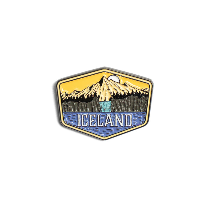 Iceland Waterfall - Pin