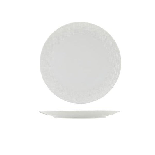 Incise Porcelain Lavara Coupe Plate 25.5cm (Box Of 4)