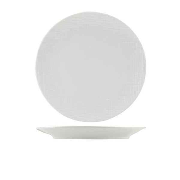 Incise Porcelain Lavara Coupe Plate 28cm (Box Of 4)